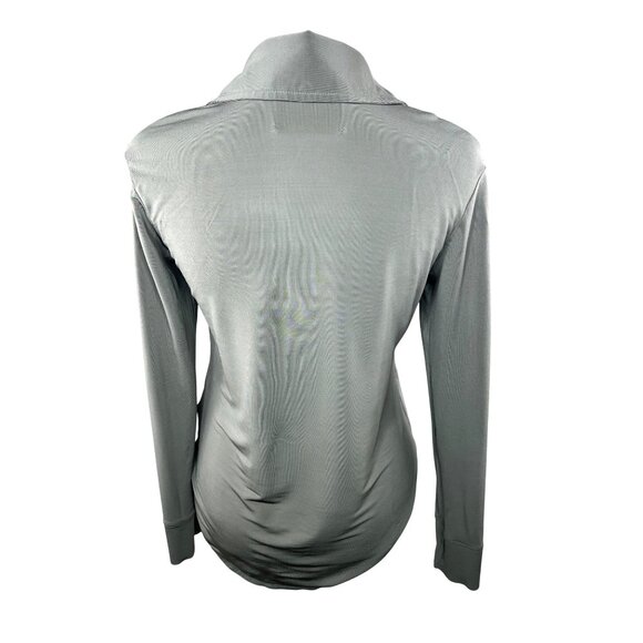 Citizens Of Humanity Dalhia Sage Green Button-Up Long-Sleeve Shirt Small - Picture 3 of 14